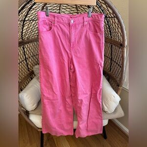 Gap Baggy Mid Rise Ultrasoft Jeans Pink 29 / 8 Regular
